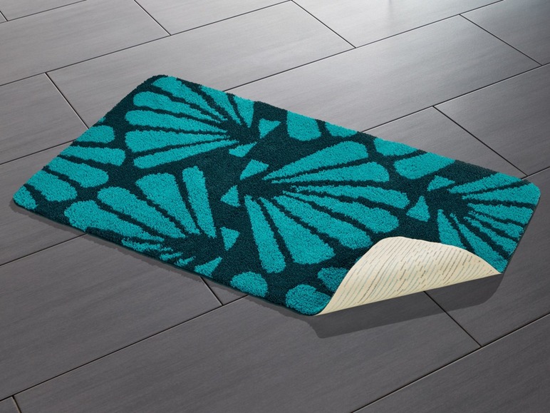 Gehe zu Vollbildansicht: MIOMARE® Badteppich, 70 x 120 cm, mit rutschhemmender Unterseite, aus Polyester - Bild 5