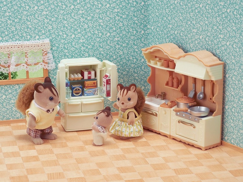 Gehe zu Vollbildansicht: Sylvanian Families Landhaus Küche mit Kühlschrank - Bild 3