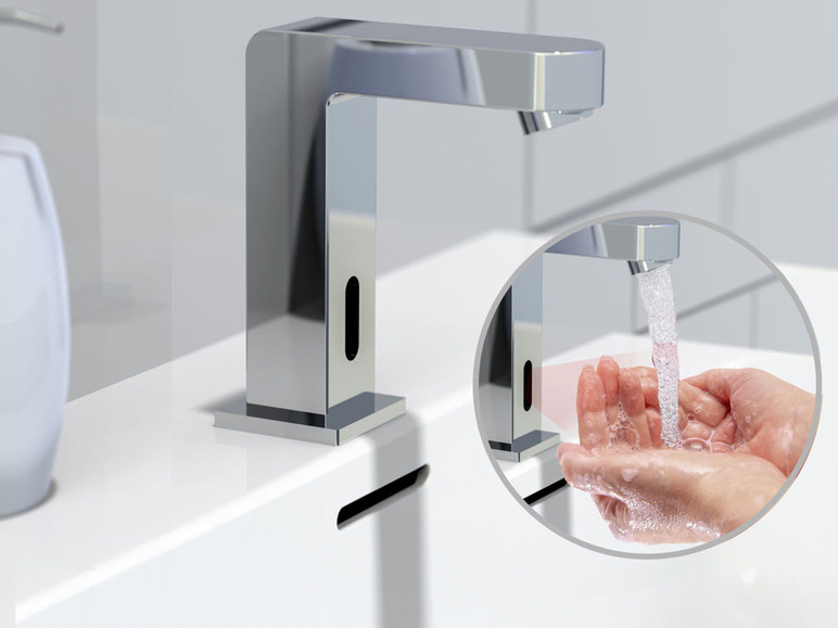 Gehe zu Vollbildansicht: Eyckhaus Waschtischarmatur »Corner Sensor« mit moderner Infrarottechnologie - Bild 2