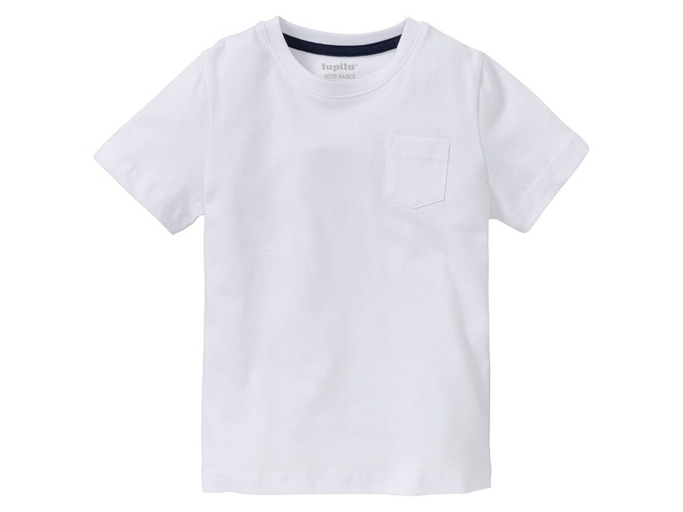 Gehe zu Vollbildansicht: LUPILU® T-Shirts Jungen, 4 Stück, weiche Single-Jersey-Qualität, hoher Bio-Baumwollanteil - Bild 35