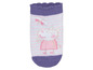 Lila Socken mit Peppa Pig Motiv