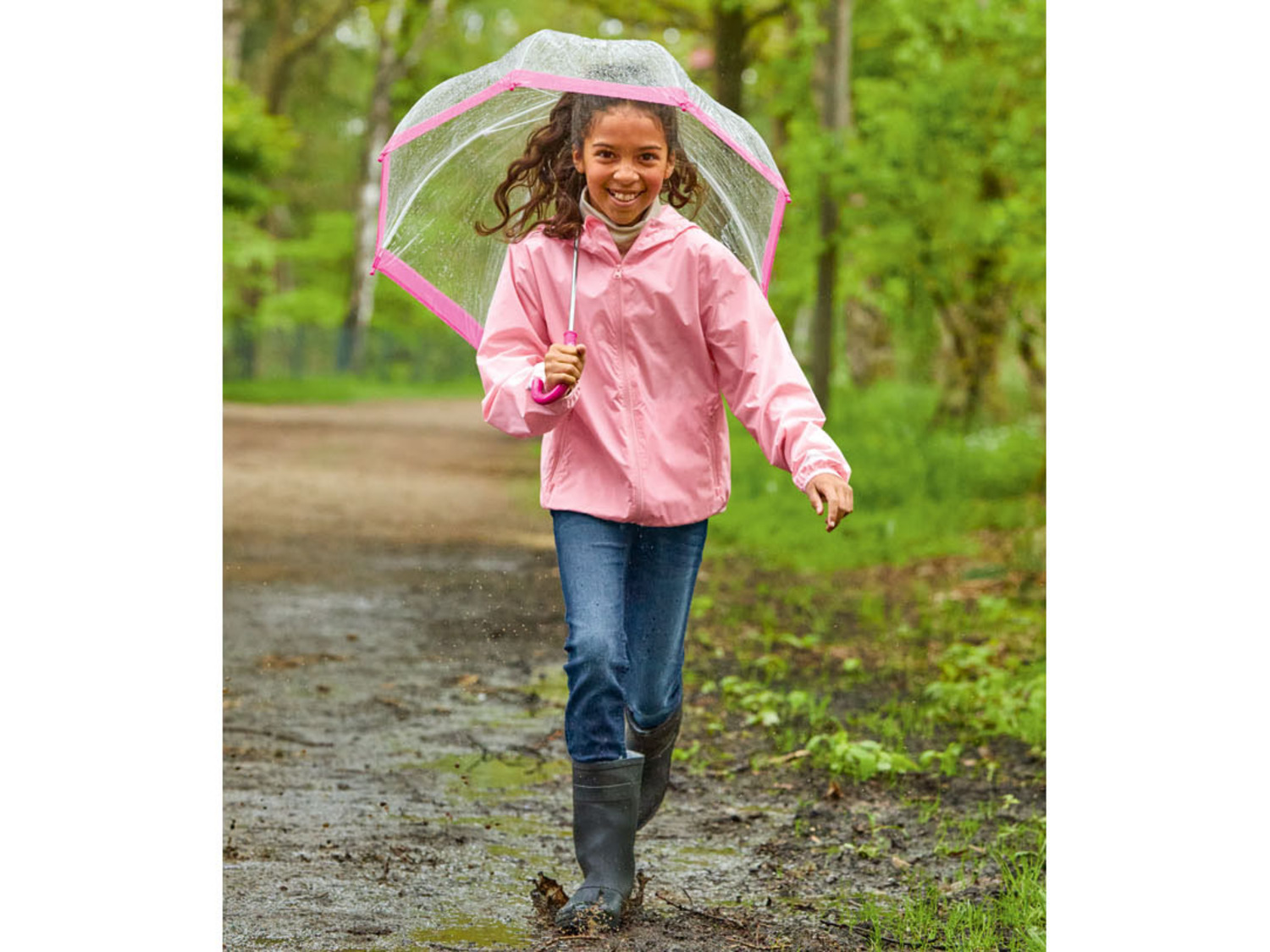 crivit Regenjacke Mädchen, wind und wasserdicht LIDL