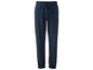 Dunkelblaue Jogginghose mit elastischem Bund.