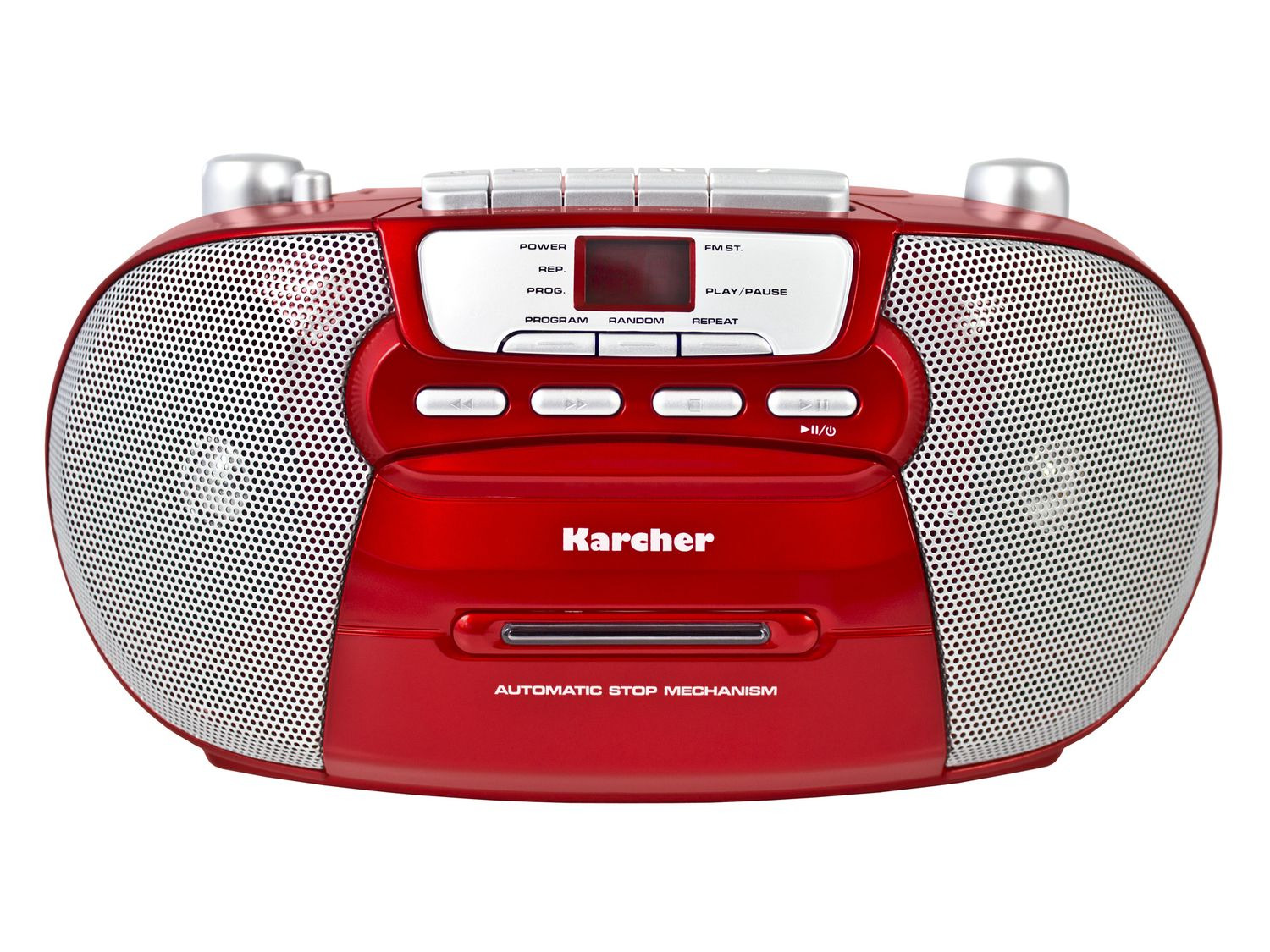 Karcher RR 5040 Oberon Radio CD portatile Radio AM/FM, CD, Cassette, AUX IN, alimentazione/Funzionamento a batteria