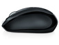 Eine schwarze Logitech Wireless-Maus.
