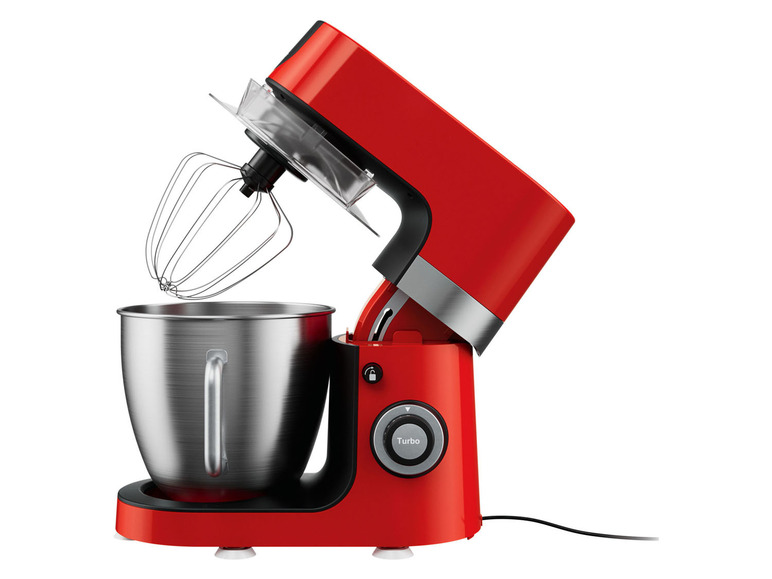 Gehe zu Vollbildansicht: Silvercrest Kitchen Tools Küchenmaschine Profi, rot - Bild 4