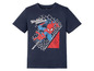Ein dunkelblaues T-Shirt mit Spider-Man Motiv