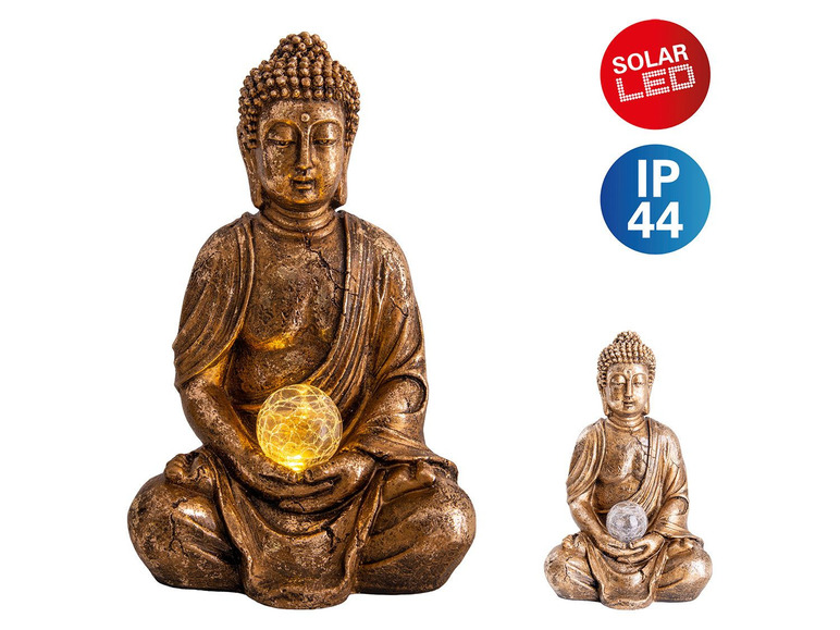 Gehe zu Vollbildansicht: näve LED-Deko-Solarleuchte Buddha - Bild 7