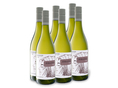 6 x 0,75-l-Flasche Weinpaket Weinkenner by Pfaffl Johanna Cuvée trocken, Weißwein