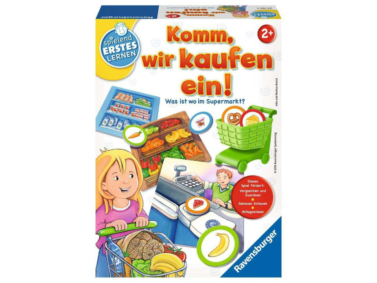 Gehe zu Vollbildansicht: Ravensburger Lernspiel Komm wir kaufen ein - Bild 1