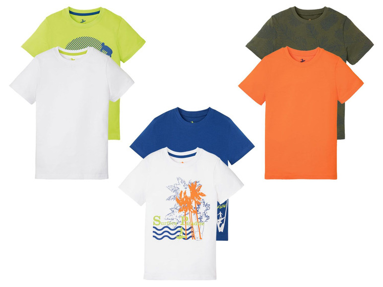 Gehe zu Vollbildansicht: PEPPERTS® T-Shirts Jungen, 2 Stück, aus Baumwolle - Bild 1