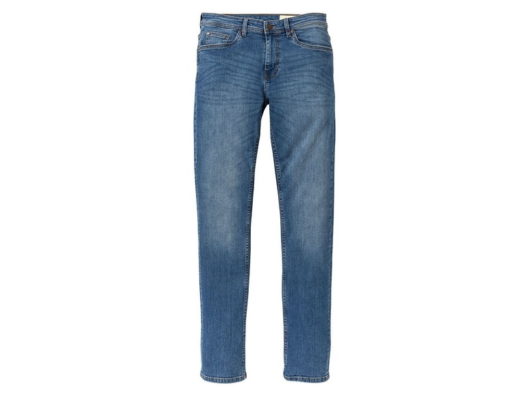 Gehe zu Vollbildansicht: LIVERGY® Jeans Herren, YKK-Reißverschluss, 5-Pocket-Style, hoher Baumwollanteil, elastisch - Bild 2