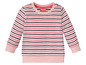 Ein rosa gestreiftes Langarmshirt der Marke Jupilu.