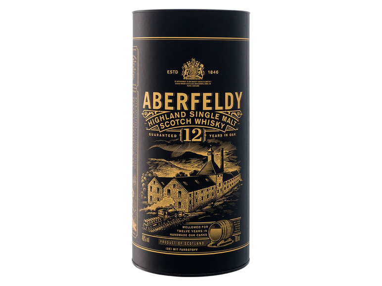 Gehe zu Vollbildansicht: Aberfeldy 12 Years Old Highland Single Malt Scotch Whisky 40% Vol - Bild 3