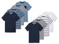 Lupilu Baby-T-Shirts mit Anker, Streifen und unifarbenem Design.