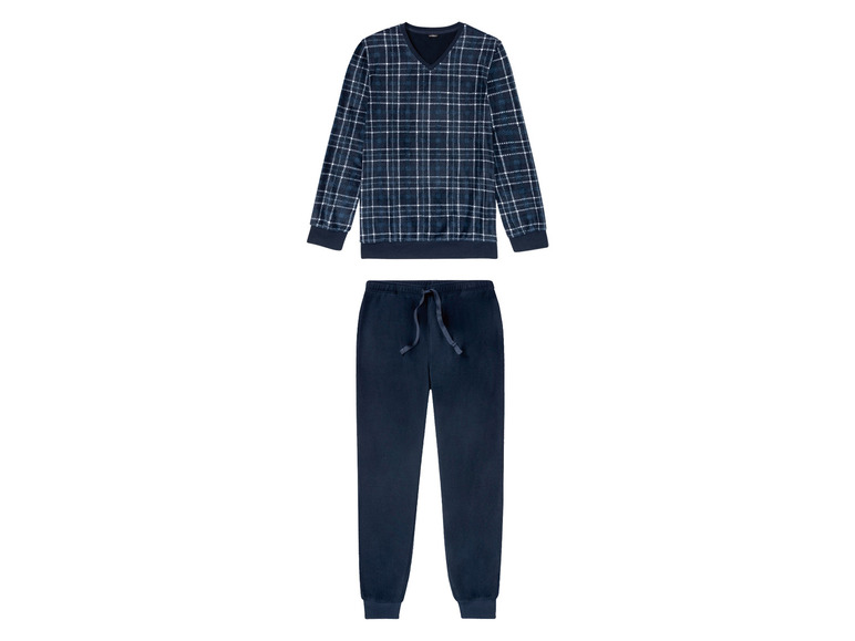 Gehe zu Vollbildansicht: LIVERGY® Herren Pyjama, in wärmender Fleece-Qualität - Bild 2