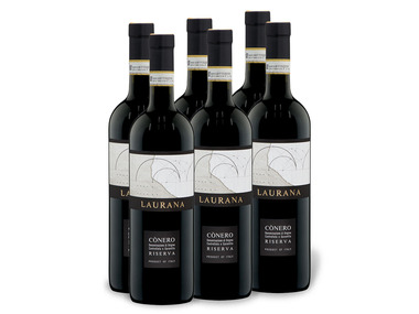 6 x 0,75-l-Flasche Weinpaket Laurana Conero Riserva DOCG, Rotwein
