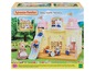 Sylvanian Families Baby Castle Nursery mit Rutsche und Schaukel.