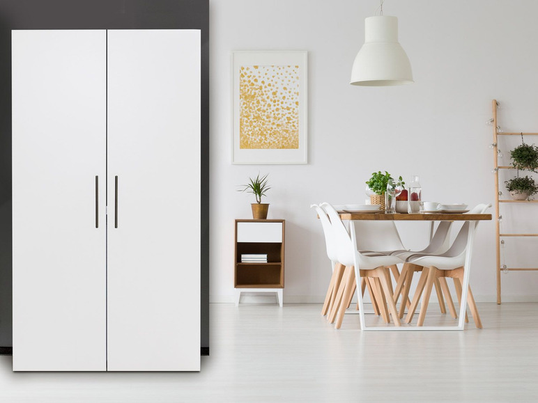 Gehe zu Vollbildansicht: respekta Schrankküche, B 104 cm, mit Kühlschrank, Auflagenspüle mit Duokochfeld - Bild 3
