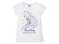 Weißes T-Shirt mit Elsa von Frozen.