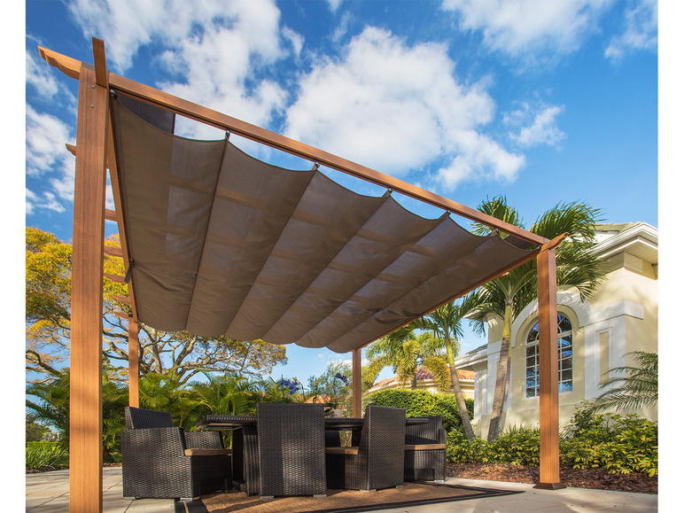 Gehe zu Vollbildansicht: Paragon Outdoor USA Alu Pavillon »Florida/Florenz« mit Sonnensegel - Bild 4