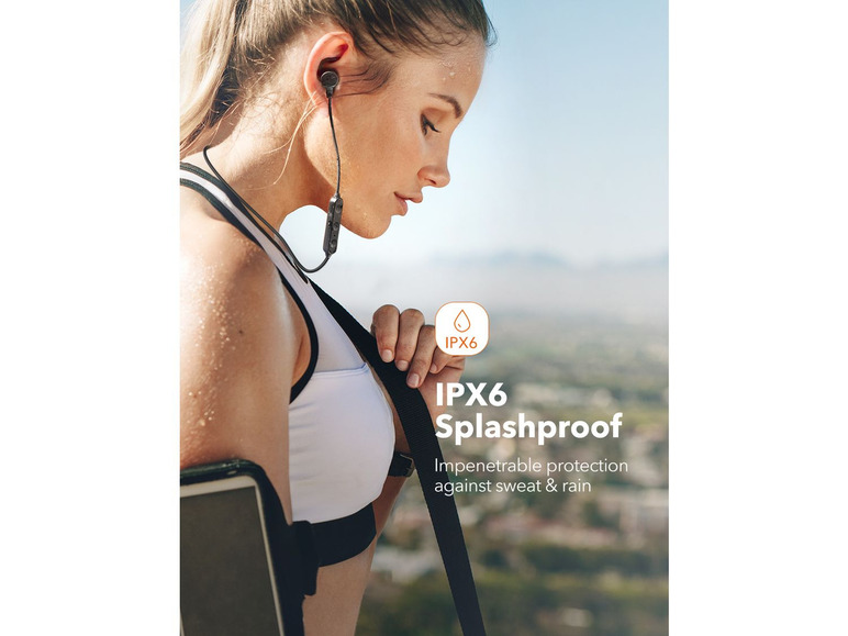 Gehe zu Vollbildansicht: TaoTronics TT-BH072 - In-Ear Sport Kopfhörer mit Bluetooth 5.0, Mikrofon, Noise Reduction & IPX6 - Bild 6