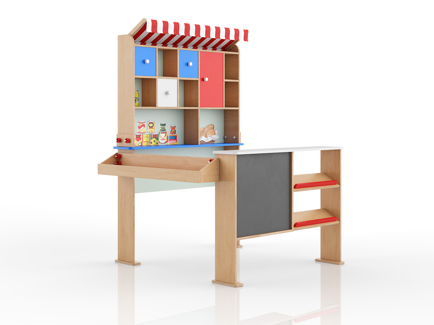 Angebot Lidl Playtive Kinder Kaufmannsladen, aus Holz Lidl