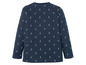 Marineblaues Langarmshirt mit Anker-Muster.