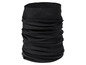 Schwarzer Fleece-Halswärmer.