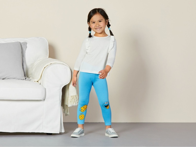 Gehe zu Vollbildansicht: Kleinkinder Leggings Mädchen, mit Baumwolle und Elasthan - Bild 6