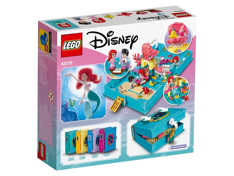 Gehe zu Vollbildansicht: LEGO® Disney Princess™ LEGO® Disney Princess 43176 »Arielles Märchenbuch« - Bild 2