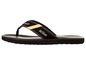 Schwarze Flip-Flops mit dem Schriftzug 'Beach Active'.