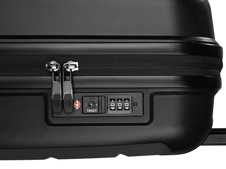 Gehe zu Vollbildansicht: TOPMOVE® Koffer, 30 L Volumen, maximal 10 kg Füllgewicht, mit 4 Rollen, schwarz - Bild 7