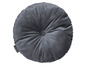 Rundes Kissen aus Samt in Grau, Marke Magma.
