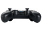Ein schwarzer kabelloser Gamecontroller.
