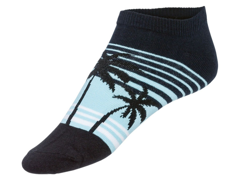 Gehe zu Vollbildansicht: LIVERGY® Sneakersocken Herren, 5 Paar, mit Baumwolle - Bild 5