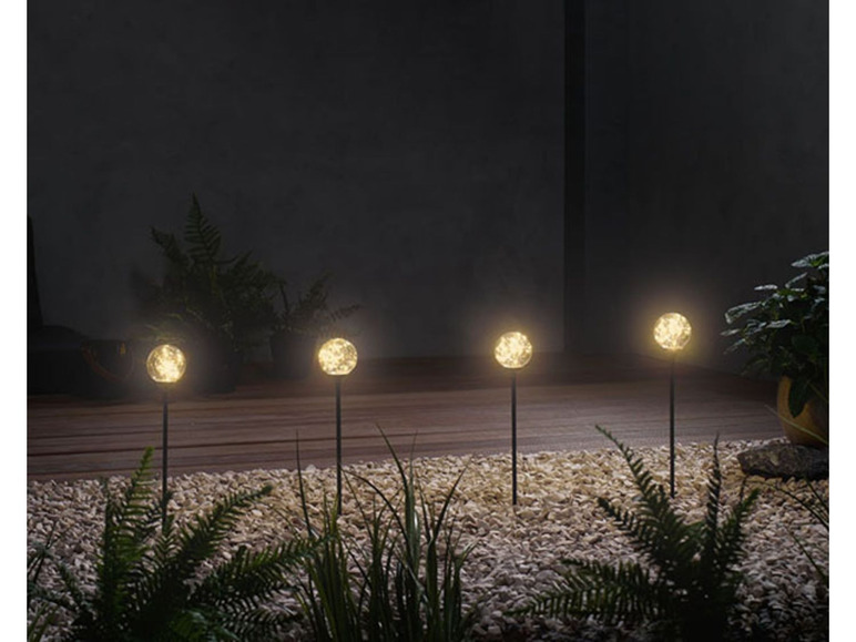 Gehe zu Vollbildansicht: MELINERA® LED Gartenstäbe, inklusive Erdspießen - Bild 9