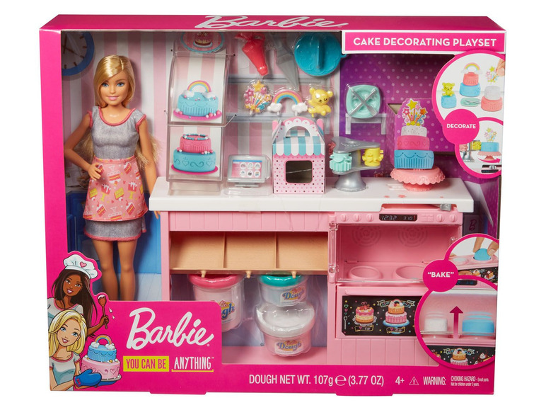 Gehe zu Vollbildansicht: Barbie Tortenbäckerei und Puppe Spielset - Bild 6