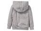 Grauer Hoodie mit Kapuze für Kinder.