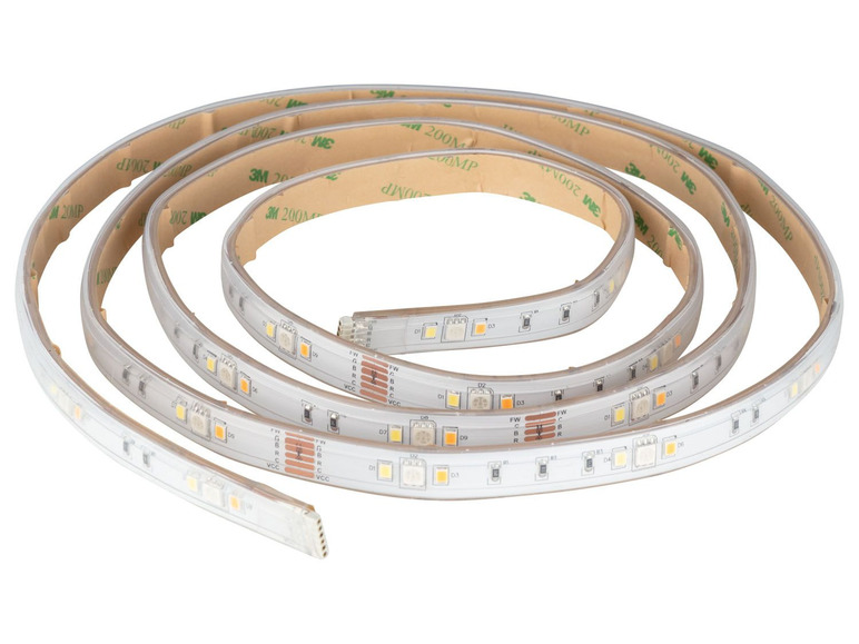 Gehe zu Vollbildansicht: LIVARNO LUX® LED-Band, individuell teilbar, selbsthaftend, »Zigbee Smart Home« - Bild 1
