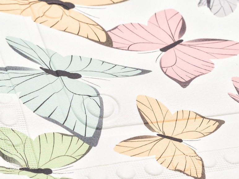 Gehe zu Vollbildansicht: Kleine Wolke Duscheinlage Butterflies Multicolor 55 x 55 cm - Bild 4
