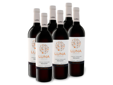 6 x 0,75-l-Flasche Weinpaket Luna de Finca la Anita Red Blend Agrelo/Mendoza trocken, Rotwein