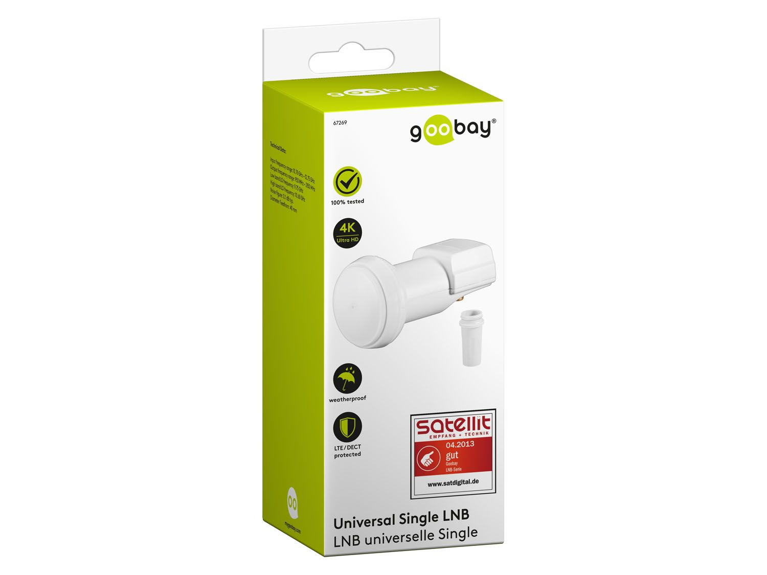 ᐉ Goobay Universal Single LNB / DE / Price Compare Lidl Tools.eu