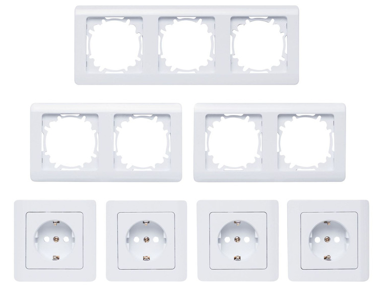 Gehe zu Vollbildansicht: SILVERCREST® Steckdosen-Set/ Wechselschalter-Set/ Dimmer-Set, aus Kunststoff - Bild 3