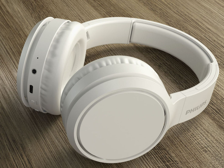 Gehe zu Vollbildansicht: PHILIPS Headband - Over-ear Headset mit Bluetooth TAH5205WT/00 - Bild 5