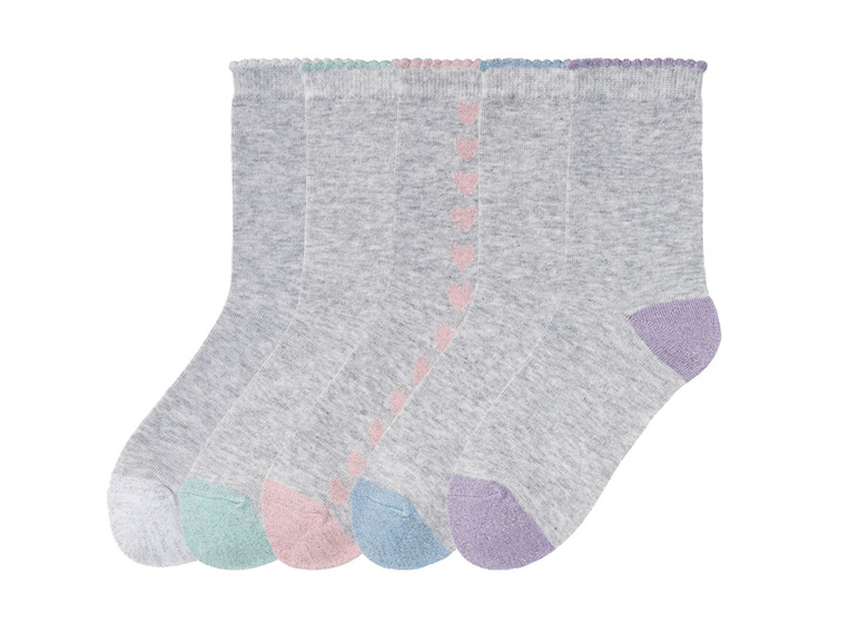 Gehe zu Vollbildansicht: pepperts!® Mädchen Socken, 5 Paar, mit Baumwolle - Bild 2