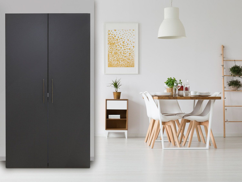 Gehe zu Vollbildansicht: respekta Schrankküche, B 104 cm, mit Kühlschrank, Auflagenspüle mit Duokochfeld - Bild 5
