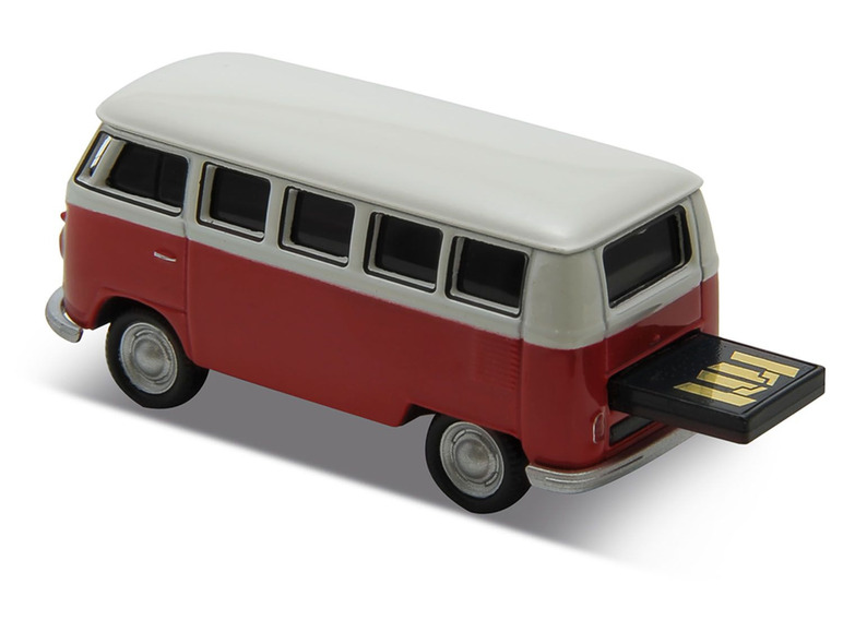 Gehe zu Vollbildansicht: GENIE USB-Stick 32GB »VW Bus«, rot/weiß - Bild 3