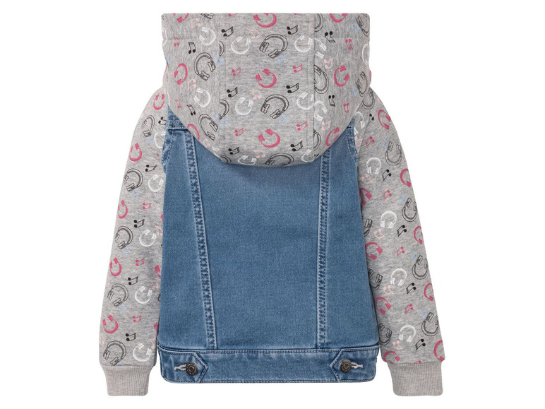 Gehe zu Vollbildansicht: LUPILU® Kleinkinder Fashion Jeansjacke Mädchen, mit Baumwolle - Bild 4