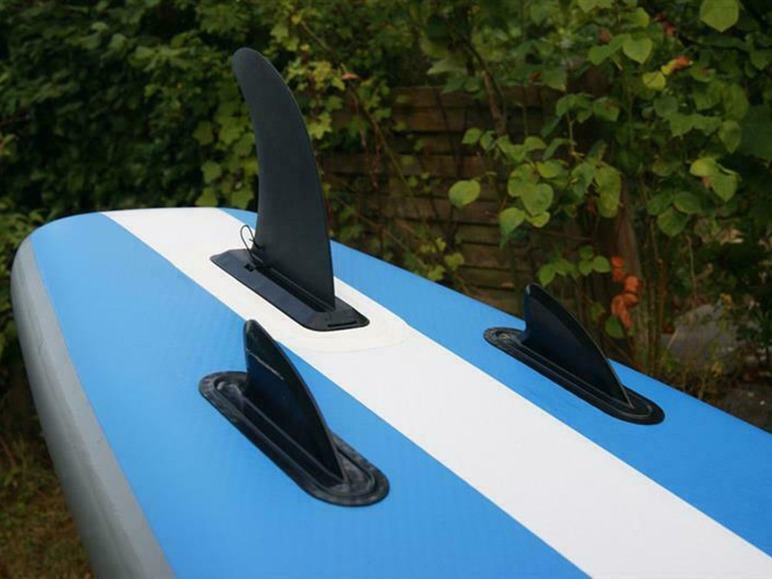 Gehe zu Vollbildansicht: Explorer SUP Board »320«, 320 cm Länge, 3 Finnen, mit Paddel, Pumpe und Rucksack, in blau - Bild 5